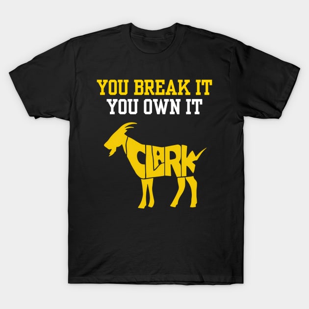 You break it, you own it Caitlin Clark 22 T-Shirt by thestaroflove